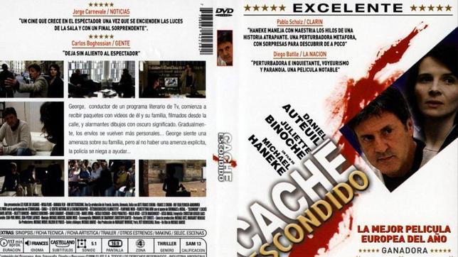 Carátula del vídeo de «Caché»