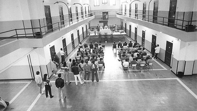 Imagen de archivo de la Prisión Provincial de Santander, antes de su desapareción