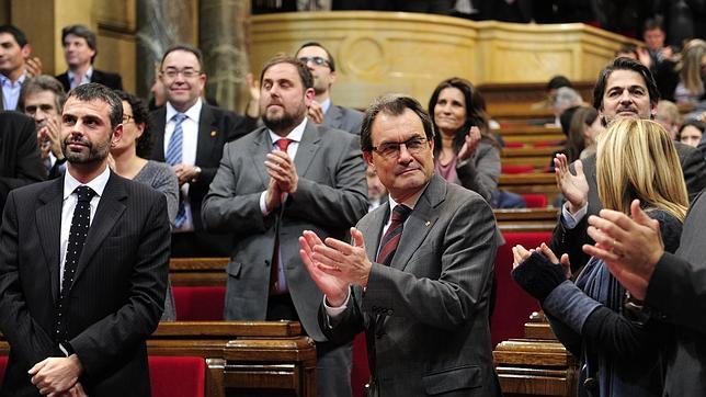 El TSJC rechaza la denuncia de Manos Limpias contra Mas por la declaración de soberanía