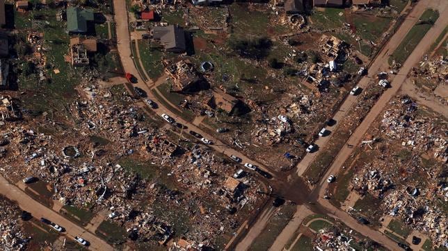 El tornado de Oklahoma fue más potente que la bomba de Hiroshima