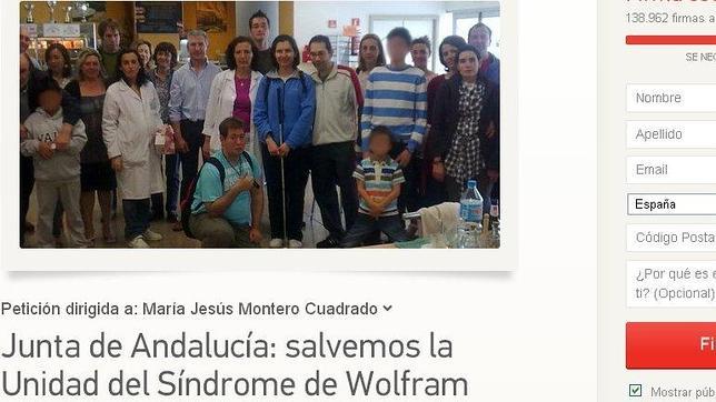 Movilización en la Red para salvar la única unidad de Síndrome de Wolfram en España