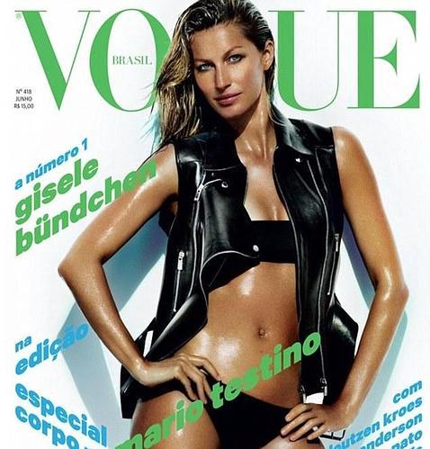 Gisele Bundchen, espectacular para «Vogue» dos meses después de dar a luz