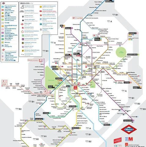 Así es el nuevo mapa del Metro de Madrid