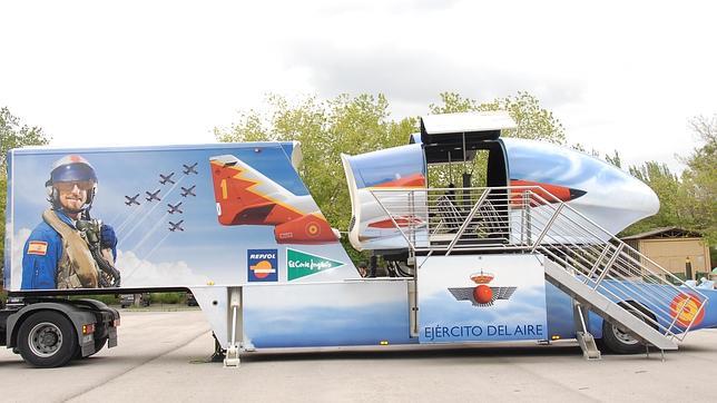 Emulador de vuelo de la Patrulla Águila