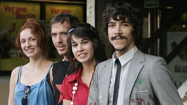 Los actores Oscar Jaenada, Marta Larralde, Javier Ríos y Cristina Castaño protagonizaron el filme