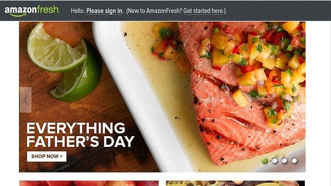 Amazon quiere expandir la venta online de productos comestibles