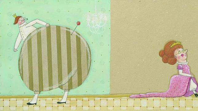 Ilustración de 'El trasero del rey', de Evelyn Daviddi