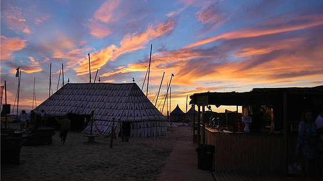 El atardecer desde el Mosquito Club.