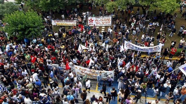 Las protestas contra los recortes en materia laboral se han multiplicado en los últimos meses