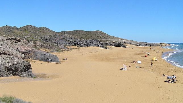 Cala Negrete Calblanque, en Cartagena (Murcia)