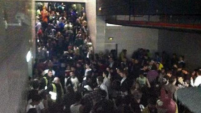 «Vi una riada de gente bajar como hormigas al hormiguero»