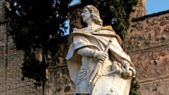 Alfonso VI, el que «ganó a Toledo», es homenajeado en piedra junto a la Puerta de Bisagra