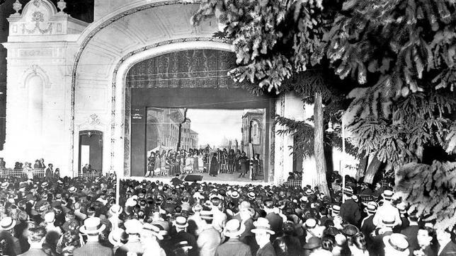 Estreno de la obra «La Dogaresa», el 20 de julio de 1921 en El Retiro