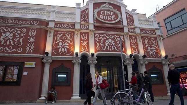 Fachada del Cine Doré, la sala de exhibiciones de la Filmoteca Española