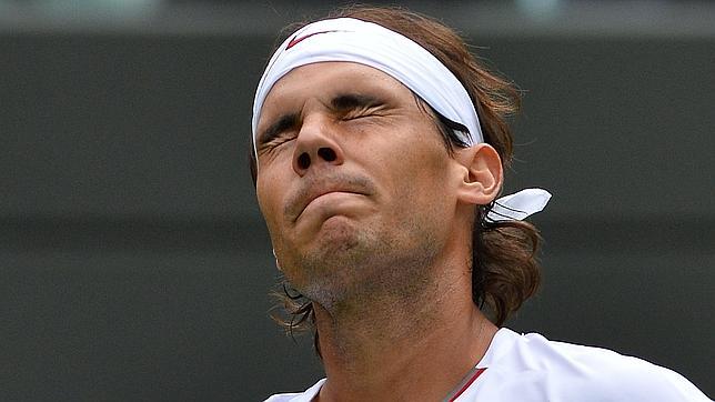 Patinazo de Nadal en Wimbledon