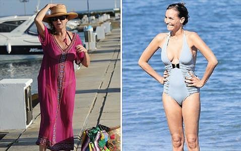 Ana Rosa Quintana e Inés Sastre, en Sotogrande (ABC)