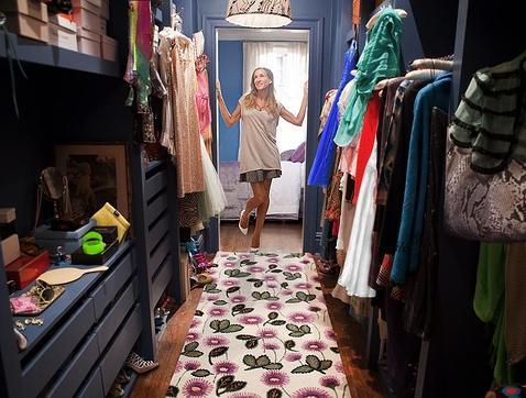 El armario de Carrie Bradshaw, uno de los más deseados del mundo