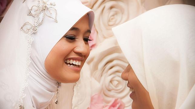 Novia en una boda musulmana