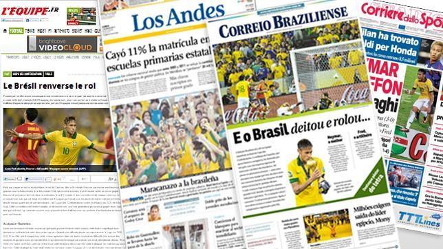 Copa Confederaciones: La prensa internacional recoge la «humillación» de España
