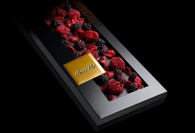 Chocolate negro con frutas Chocome