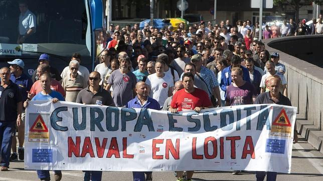 Soria intentará convencer hoy a Almunia de que no obligue a devolver las ayudas a los astilleros