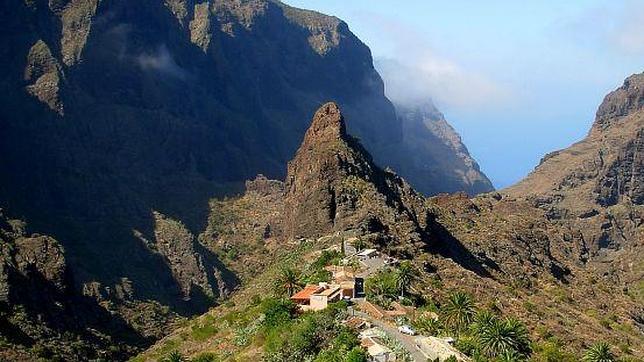Vistas del caserío de Masca