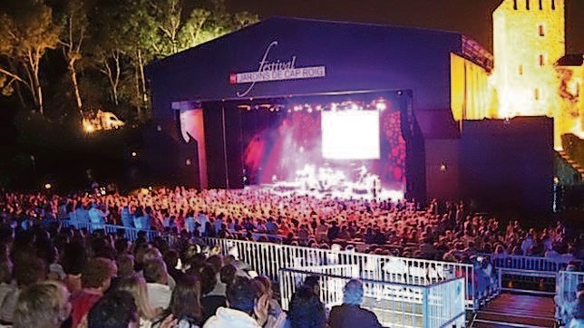 Escenario del festival Jardins de Cap Roig, en Calella de Palafrugell