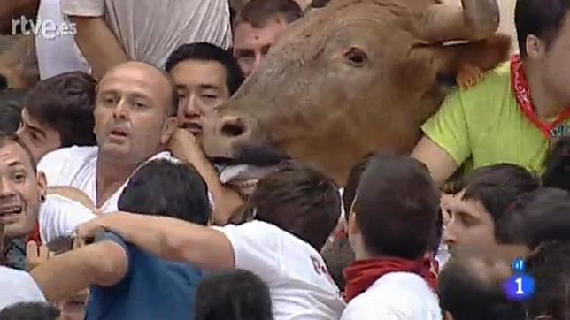 Sanfermines 2013: Dados de alta 16 de los 23 heridos en el angustioso encierro