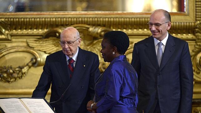 Un senador italiano compara con un «orangután» a la ministra negra de Letta