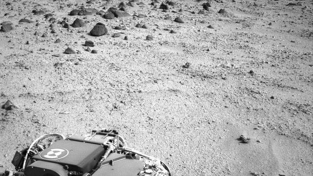 Suaves pendientes del monte Sharp fotografiadas por el rover Curiosity
