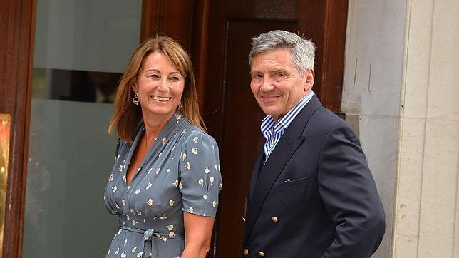 Los padres de Catalina de Cambridge ya conocen a su nieto