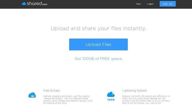 Shared.com, un desafío contra la nube de Google, Mega y Dropbox
