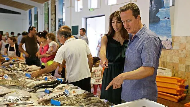 David Cameron disfruta de sus vacaciones en el Algarve