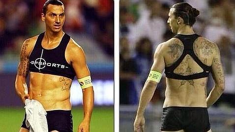 El peculiar «bikini» de Ibrahimovic