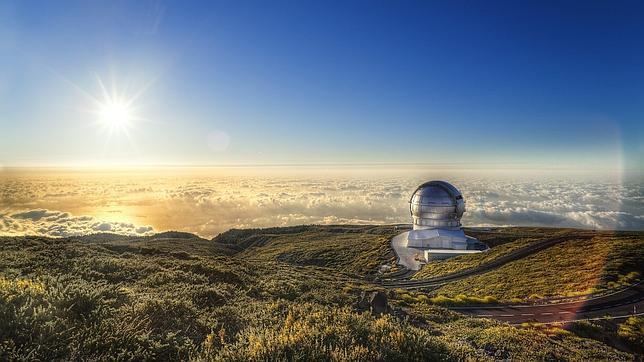 El Gran Telescopio Canarias, en el Observatorio del Roque de los Muchachos