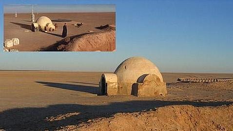Los movimientos dunares sepultarán la aldea de Anakin Skywalker este año