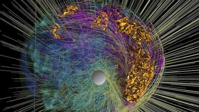 Detectan emisiones de radio originadas fuera de la Vía Láctea