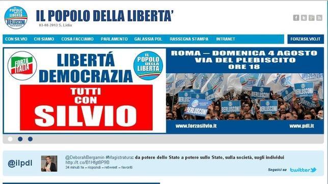 El partido de Berlusconi se concentrará este domingo en Roma para protestar por su condena