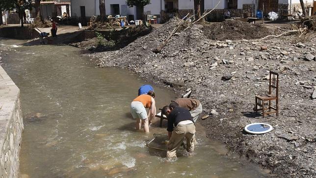 Al menos una persona desaparecida en una gran riada en Oliete