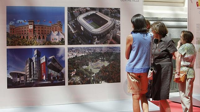 La supermaqueta de Madrid 2020, estrella de la exposición de Cibeles