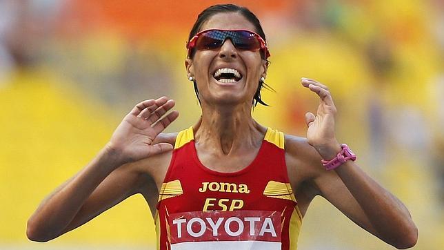 Alessandra Aguilar, quinta en la maratón