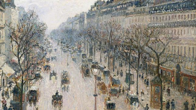 «El boulevard Montmartre, una mañana de invierno» (1897)