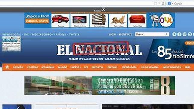 El oficialismo censura el principal diario opositor venezolano