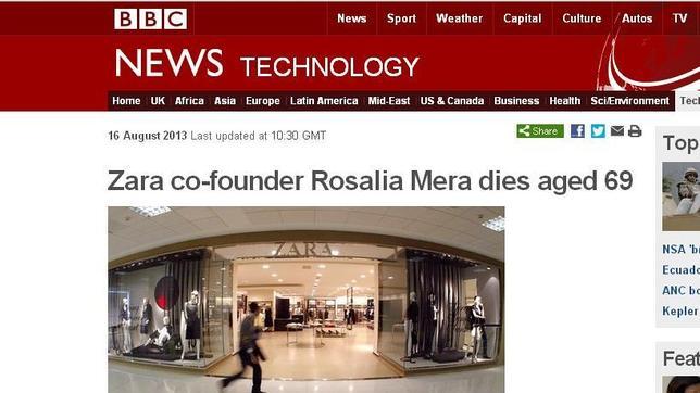 La muerte de Rosalía Mera traspasa fronteras