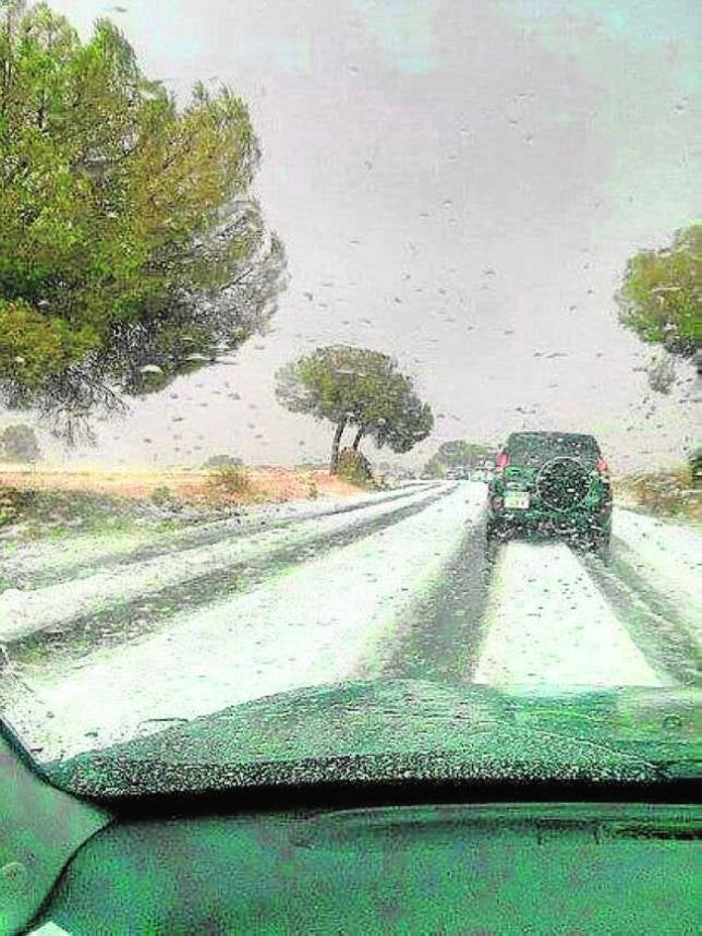 El granizo arrasa 1.000 hectáreas en la provincia de Albacete