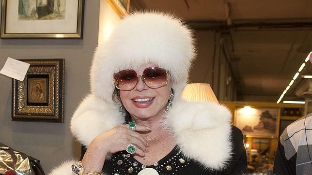 Marujita Díaz, en el Rastrillo del pasado año