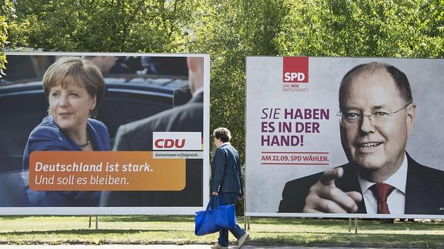 Merkel y Steinbrück protagonizan hoy el único debate antes de las elecciones