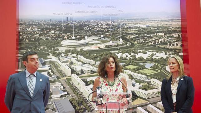 La alcaldesa de Madrid, Ana Botella, el día de la presentación de la exposición «Madrid 2020»