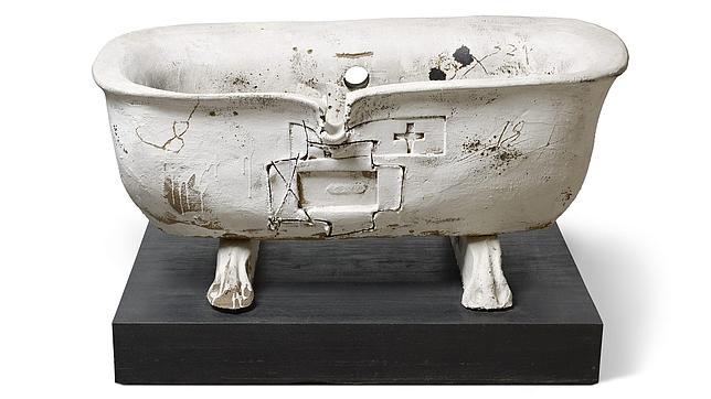 «Bañera I», 1988, de Antoni Tàpies