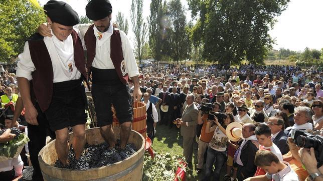 Una de las últimas ediciones de la Fiesta de la Vendimia de la Ribera del Diero